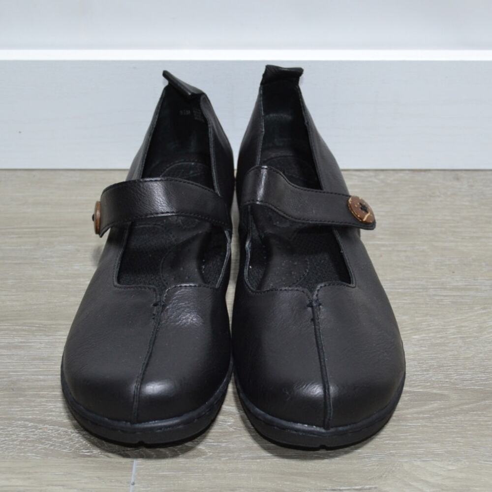 B.O.C Black Leather Women's Shoes 8.5 - Picture 2 of 9